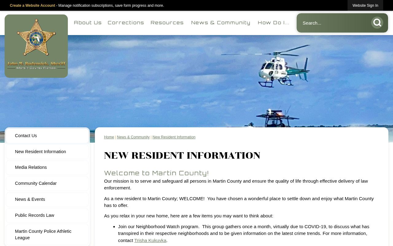 MCSO Indiantown enforcement contacts for Martin County arrest records